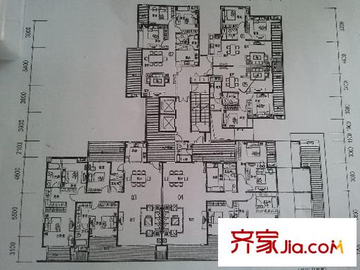 鴻新花園 0室 戶型圖
