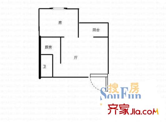 鴻新花園 戶型圖2
