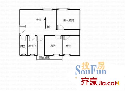 鴻新花園 戶型圖3