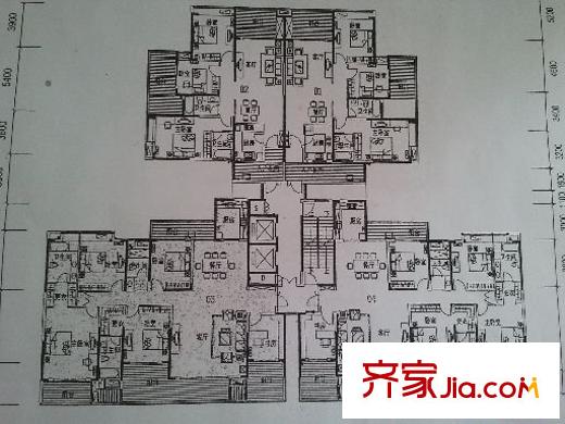 鴻新花園 0室 戶型圖