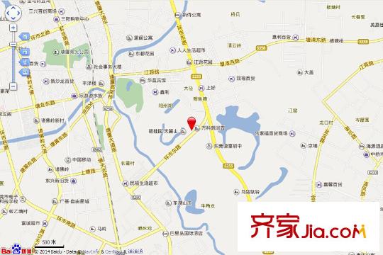碧桂園天麓山交通圖