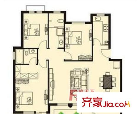 波托菲诺纯水岸二期 户型图2