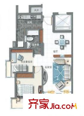 世界花园米兰居 户型图7