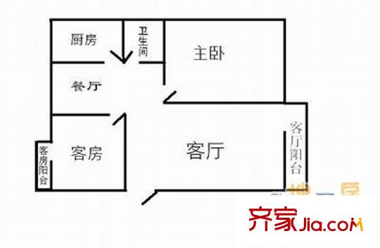 世界花园米兰居 户型图8