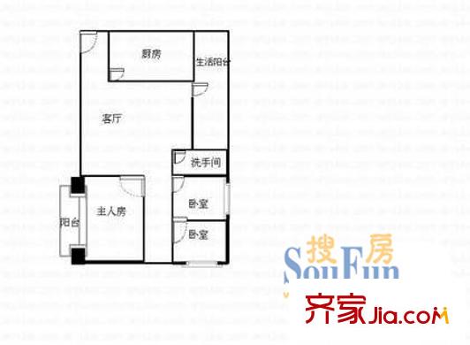 深圳 華景大廈 戶型圖2