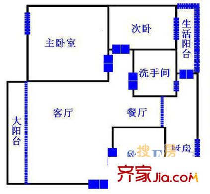 深圳 華景大廈 戶型圖3