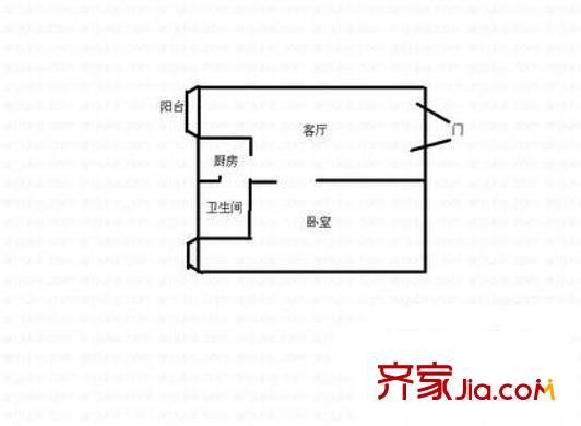 鑫茂公寓 戶型圖5