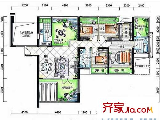 深圳博海名苑户型图9