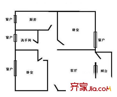 深圳 東華苑 戶型圖2