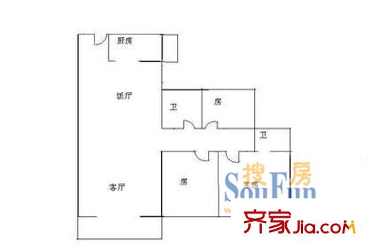 深圳 沙尾機(jī)樓 戶型圖2