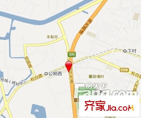 福莊花園交通圖深圳  