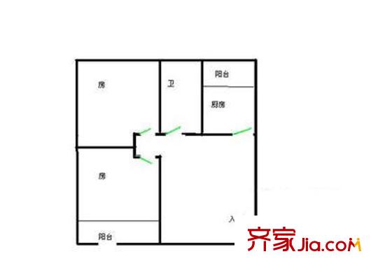 景田北小區(qū) 戶型圖1