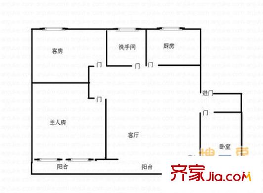 世界花园米兰居 户型图9