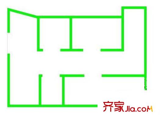 長(zhǎng)景閣戶型圖2房1廳1衛(wèi) 2室1廳1衛(wèi)1廚