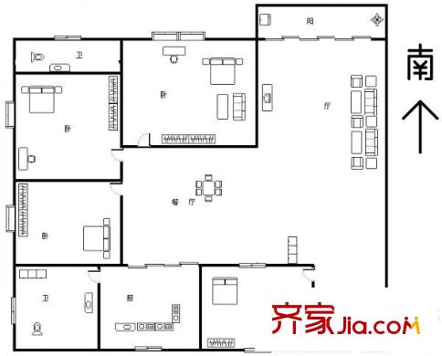 深圳 华龙新村 户型图