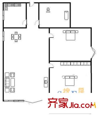 深圳 沙尾機(jī)樓 戶型圖3