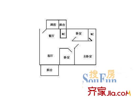 四达大厦 户型图9