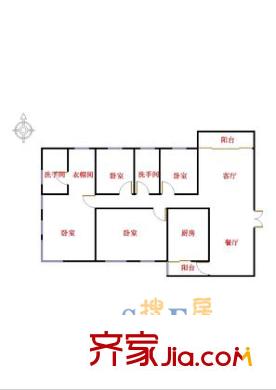 秀林新居 户型图3