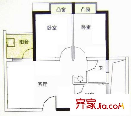 深圳 鵬華香域花園 戶型圖