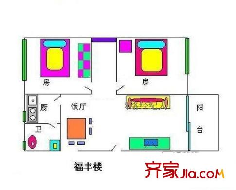 深圳 錦繡新村 二居室 二房二廳一衛(wèi)