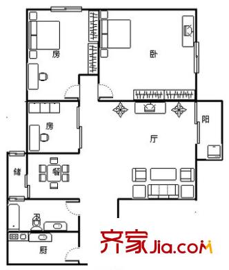 深圳 五環(huán)新村 戶型圖