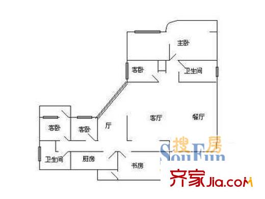 深圳 長景閣 戶型圖5