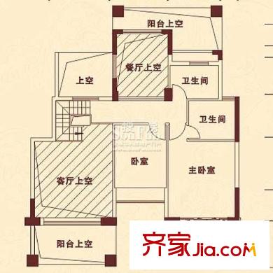 华龙新村 4室 户型图