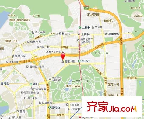 富蓮大廈交通圖