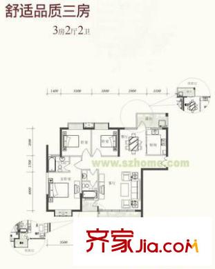 富蓮大廈 戶型圖2
