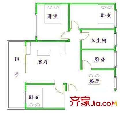 深圳 萬家園 戶型圖3