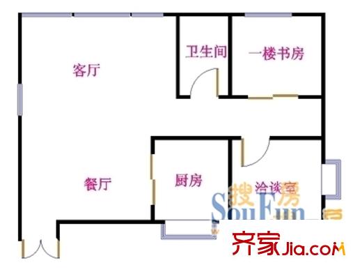 深圳龍湖山莊戶型圖1