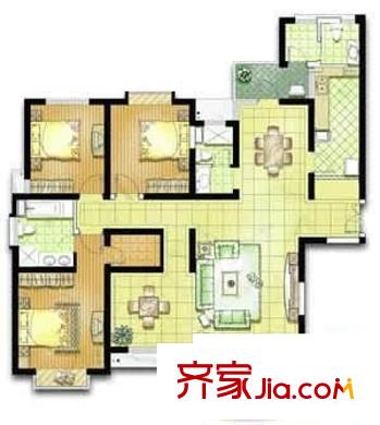 荔香源 5室 户型图