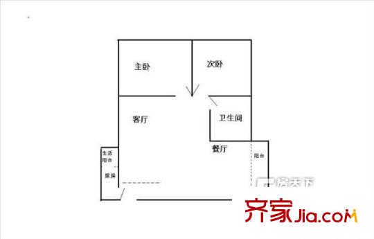 深圳 華聯(lián)豐大廈  二居室  二房二廳一衛(wèi)