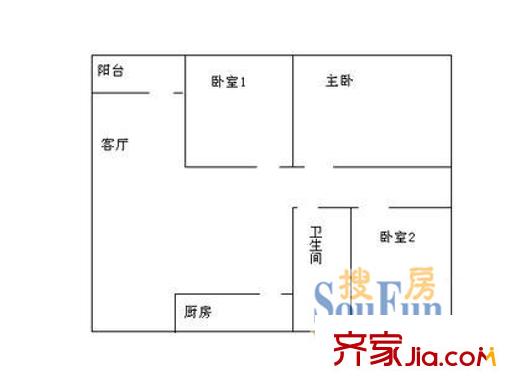 深圳 衛(wèi)檢大廈 戶型圖1