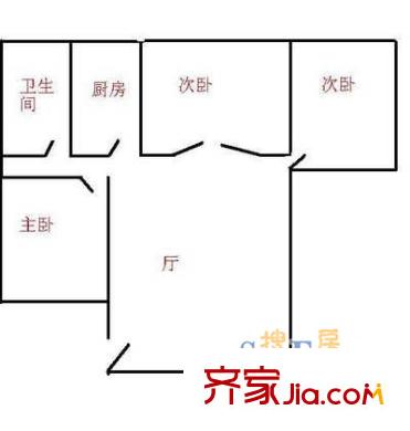 深圳 錦濱苑 戶型圖2