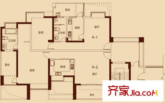 御府名筑 户型图