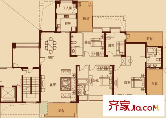 御府名筑 户型图