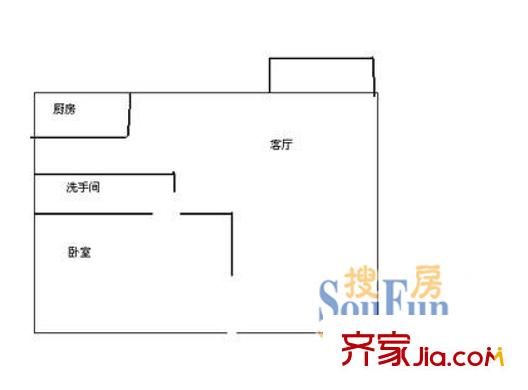 深圳 金色阳光雅居 户型图1