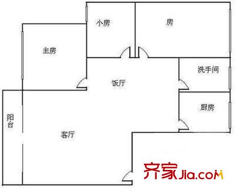 園心苑 3室 戶型圖