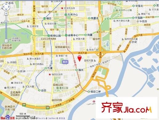 海濱廣場(chǎng)交通圖