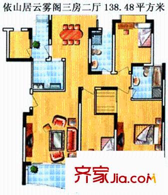 依山居 戶(hù)型圖3