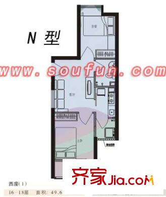 晨暉家園戶型圖戶型圖_1 2室2廳1衛(wèi)1廚