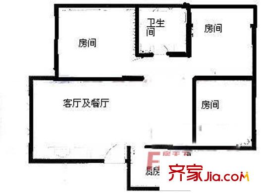 花園新村 戶型圖1