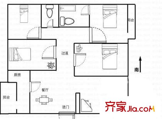 花園新村 戶型圖2