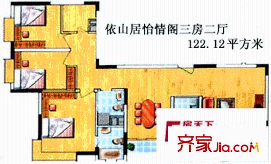 依山居 戶(hù)型圖5