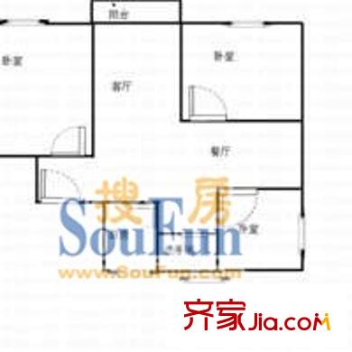 深圳 怡海花园 户型图