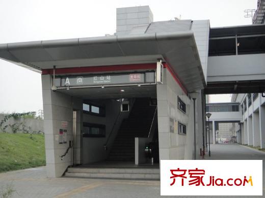 卓越皇后道配套圖周邊紅山站(2013-9-26)
