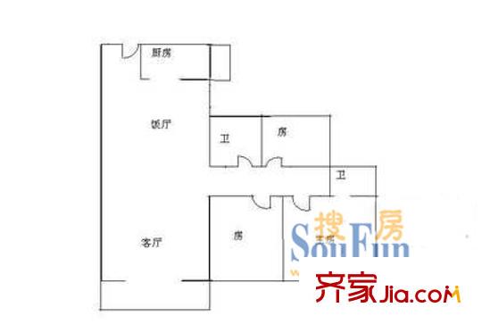 深圳 彩田居 戶型圖1