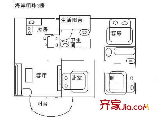 深圳 海王大厦 户型图