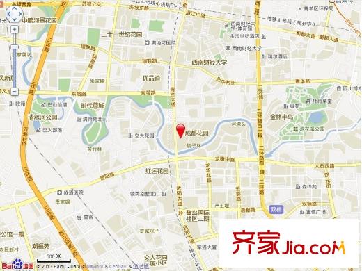 成都花園交通圖